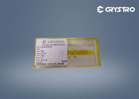 cristal magnetoóptico do rotador de 3.8x15mm TGG Faraday