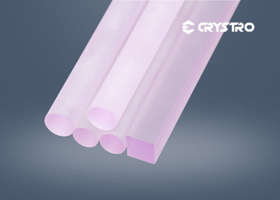 cristal de alumínio de Garnet Laser Rods Nd YAG do ítrio de 8*185mm