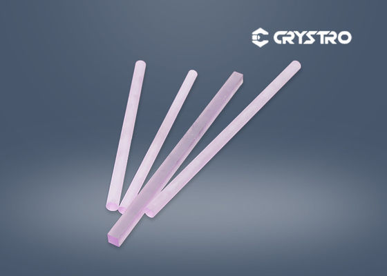 cristal de alumínio de Garnet Laser Rods Nd YAG do ítrio de 8*185mm