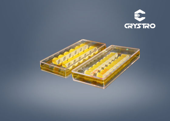 Cristais magnetoópticos TGG Crystal Rods dos dispositivos óticos do isolador