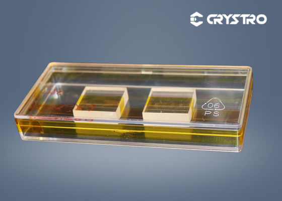 O único cristal TGG do diâmetro 28*28*6 obstrui a grandada sintética do gálio do Terbium