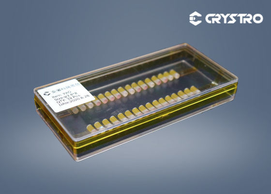 Cristal do Nd YAG de Crystal Dia 3.8*8mm do laser em estado sólido