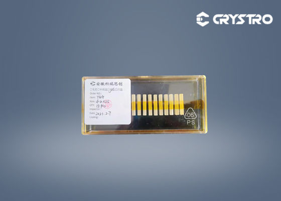 25mm TB3Ga5O12 magnetoóptico TGG Crystal High Feld Constant