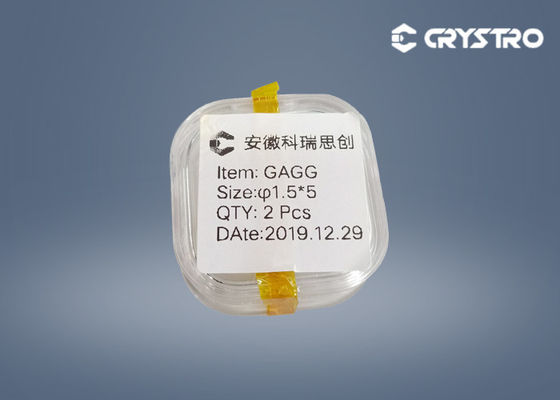 Nenhum alto densidade lubrificado cério da radiação φ1.5x5mm GAGG Ros do auto
