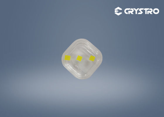 Lubrificando cristal 5x5x5mm da cintilação do nível 0.3%Ce LUAG o único